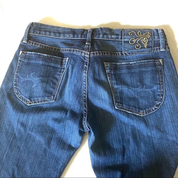 Goldsign Envy Cropped Capri Straight Leg Stretch Denim Jeans, 27 - Picture 3 of 10